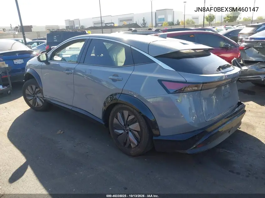 2025 NISSAN ARIYA VIN JN8AF0BEXSM460147 — фото 3