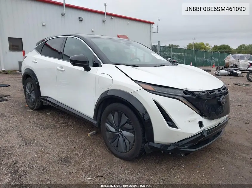NISSAN ARIYA 2025, VIN JN8BF0BE6SM461090