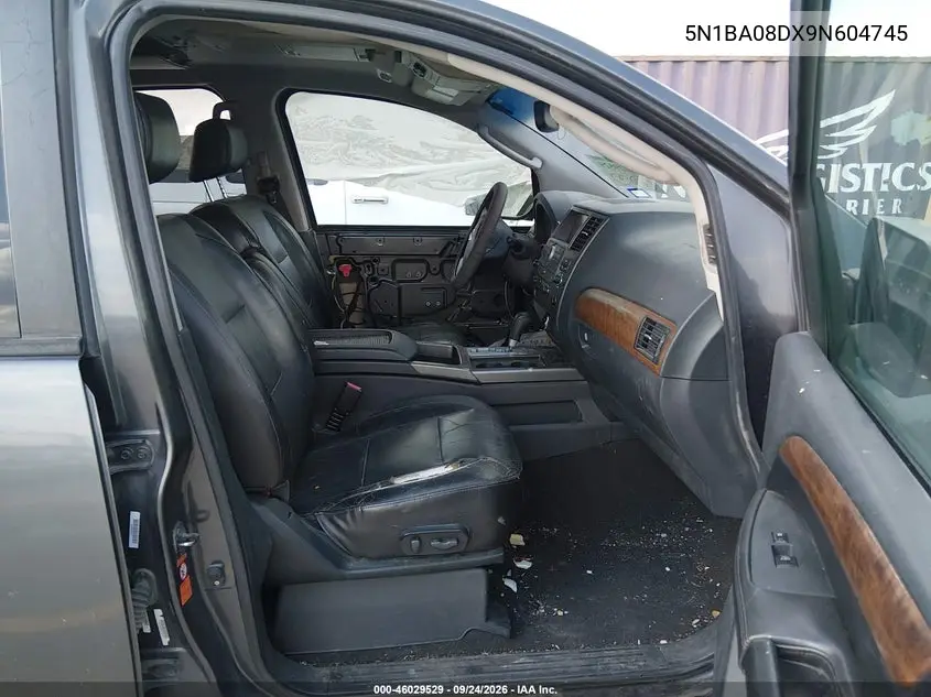 2009 NISSAN ARMADA VIN 5N1BA08DX9N604745 — фото 5