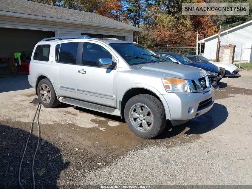 NISSAN ARMADA 2012, VIN 5N1AA0NC4CN617506