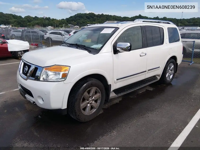 2014 NISSAN ARMADA VIN 5N1AA0NE0EN608239 — фото 2