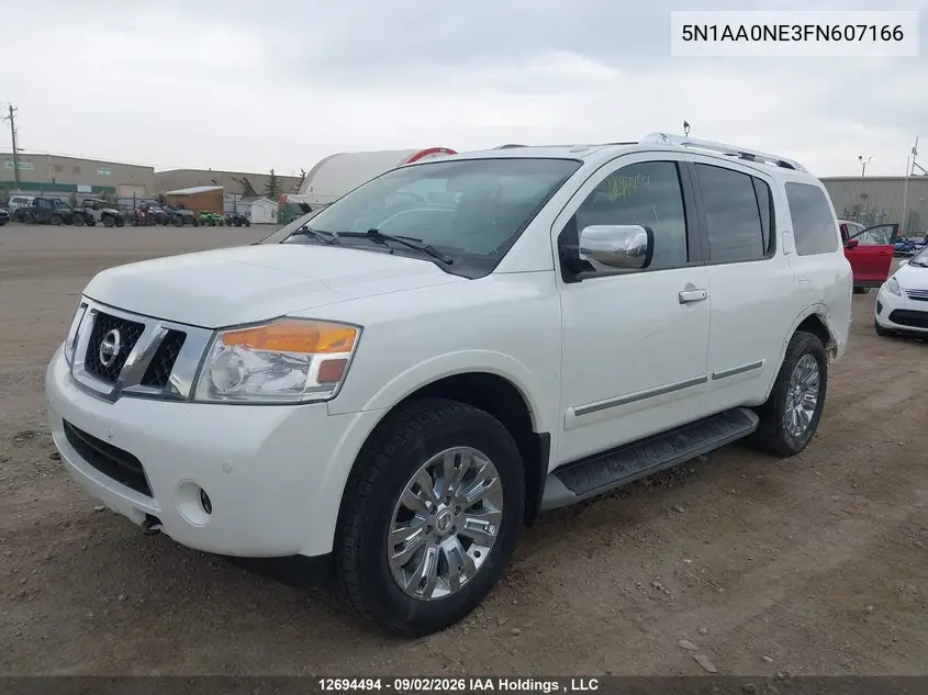 2015 NISSAN ARMADA VIN 5N1AA0NE3FN607166 — фото 2