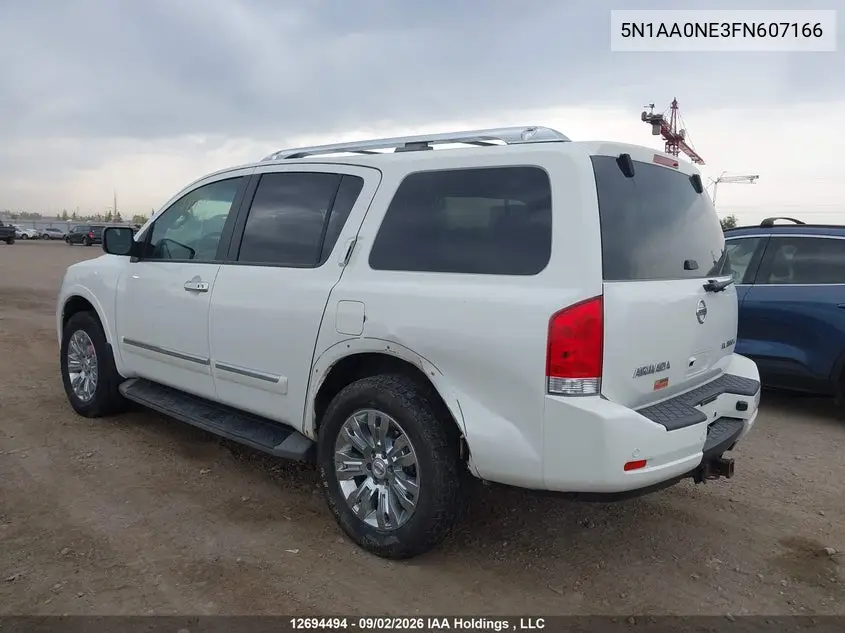 2015 NISSAN ARMADA VIN 5N1AA0NE3FN607166 — фото 3