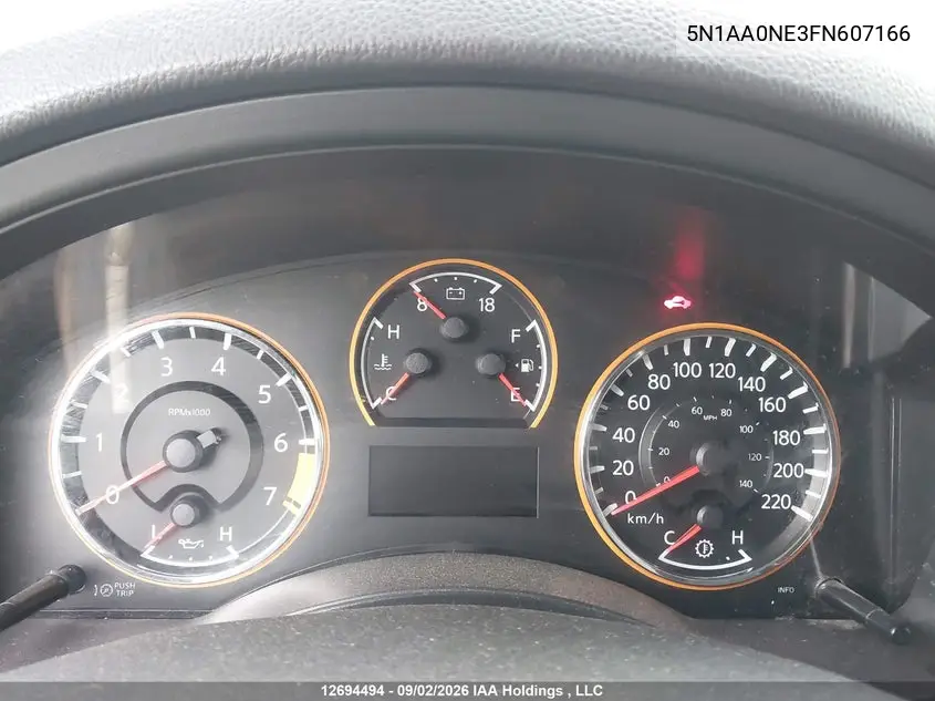 2015 NISSAN ARMADA VIN 5N1AA0NE3FN607166 — фото 7