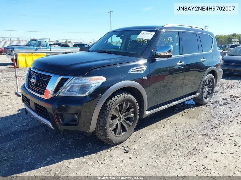 2017 NISSAN ARMADA VIN JN8AY2NE4H9702007 — фото 2