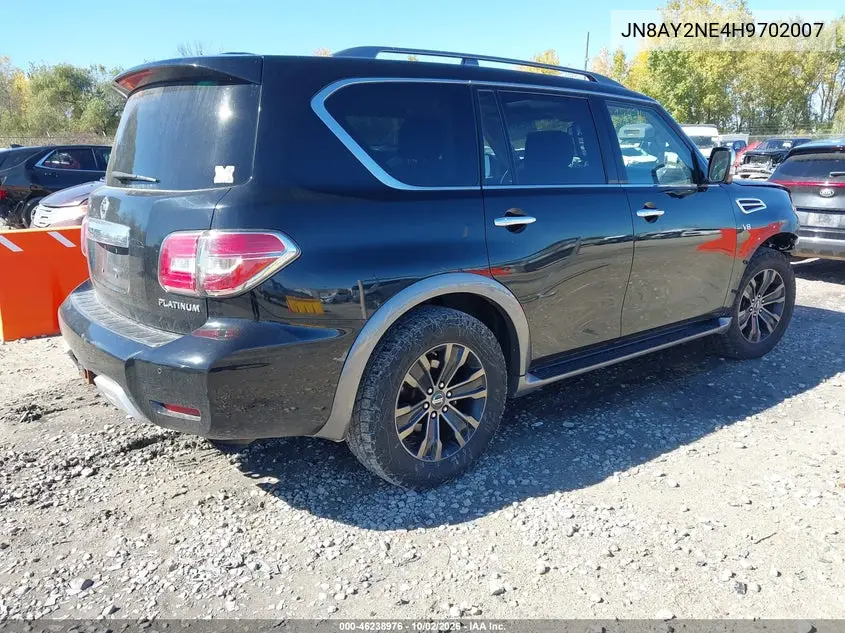 2017 NISSAN ARMADA VIN JN8AY2NE4H9702007 — фото 4