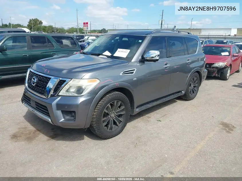 2017 NISSAN ARMADA VIN JN8AY2NE8H9707596 — фото 2
