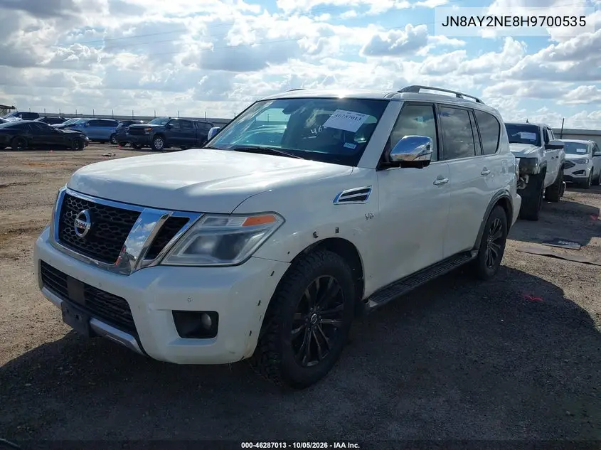 2017 NISSAN ARMADA VIN JN8AY2NE8H9700535 — фото 2