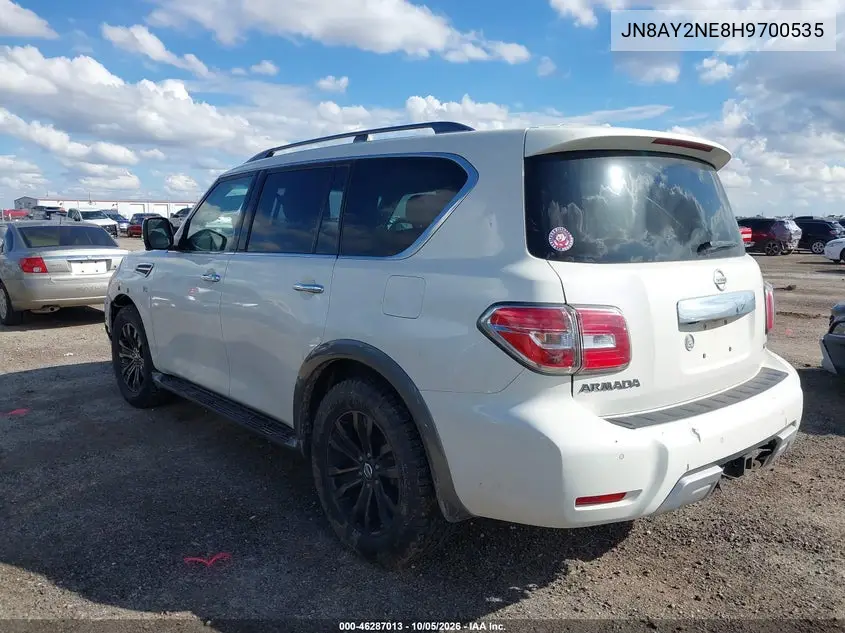 2017 NISSAN ARMADA VIN JN8AY2NE8H9700535 — фото 3