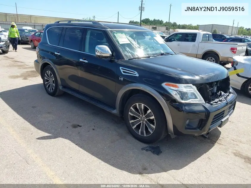 NISSAN ARMADA 2018, VIN JN8AY2ND1J9059516