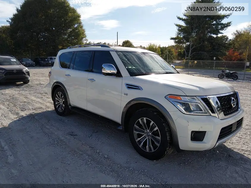 NISSAN ARMADA 2018, VIN JN8AY2ND1J9060259