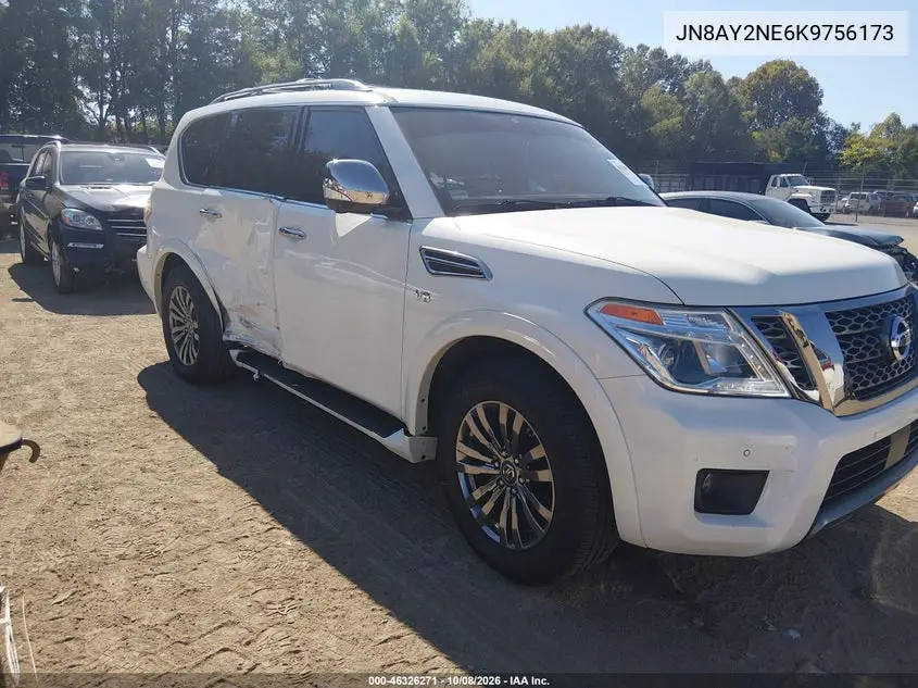 NISSAN ARMADA 2019, VIN JN8AY2NE6K9756173