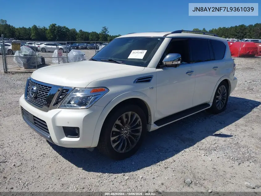 2020 NISSAN ARMADA VIN JN8AY2NF7L9361039 — фото 2