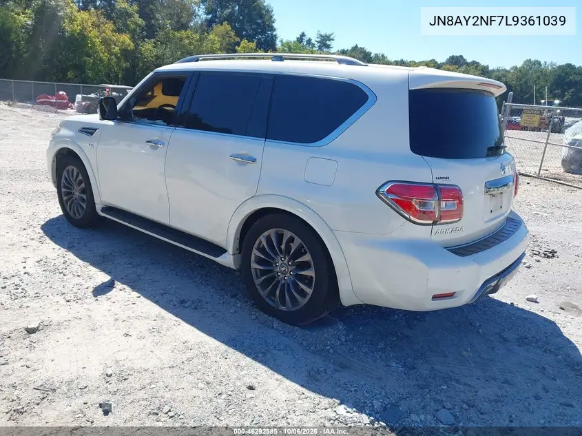 2020 NISSAN ARMADA VIN JN8AY2NF7L9361039 — фото 3