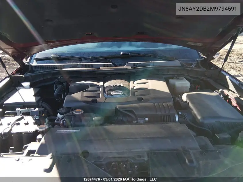 2021 NISSAN ARMADA VIN JN8AY2DB2M9794591 — фото 10
