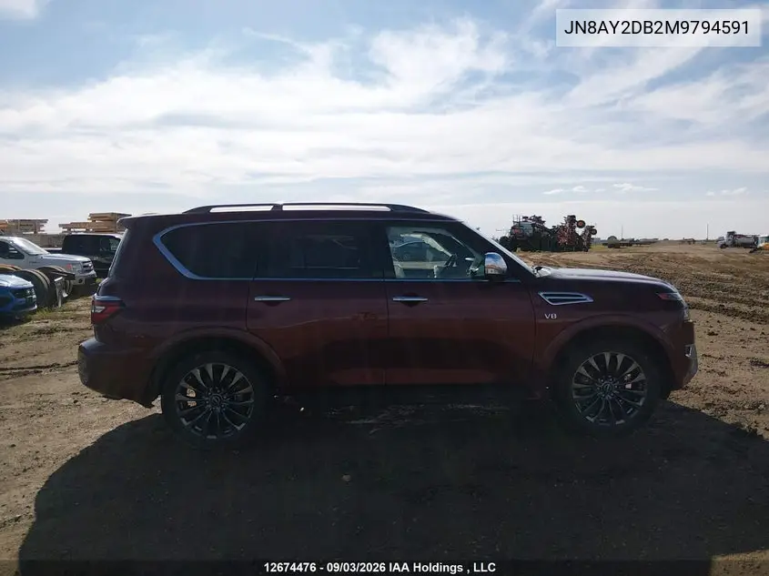 2021 NISSAN ARMADA VIN JN8AY2DB2M9794591 — фото 13