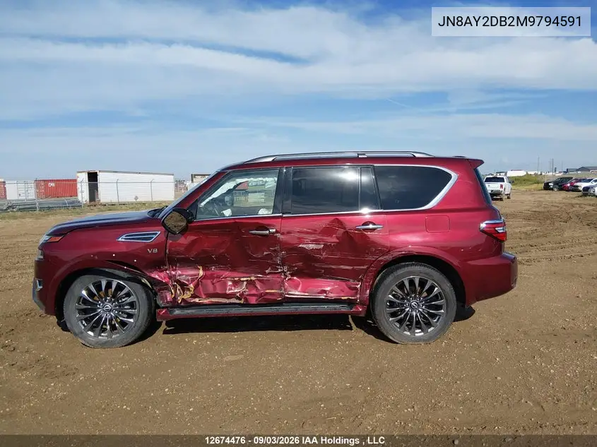 2021 NISSAN ARMADA VIN JN8AY2DB2M9794591 — фото 14