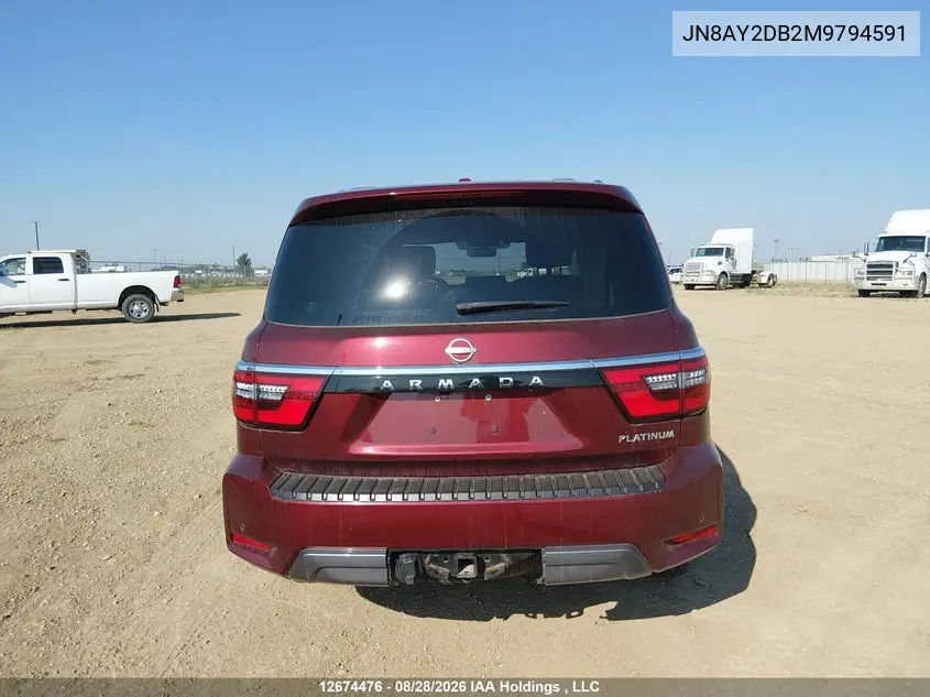 2021 NISSAN ARMADA VIN JN8AY2DB2M9794591 — фото 15