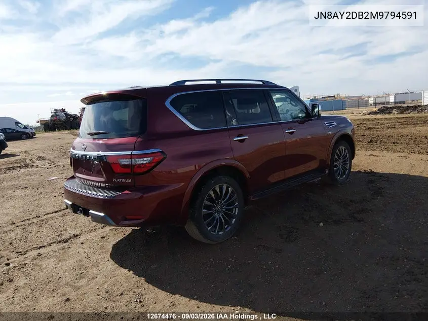 2021 NISSAN ARMADA VIN JN8AY2DB2M9794591 — фото 4