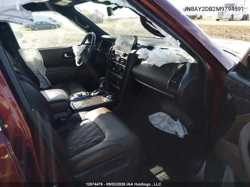 2021 NISSAN ARMADA VIN JN8AY2DB2M9794591 — фото 5