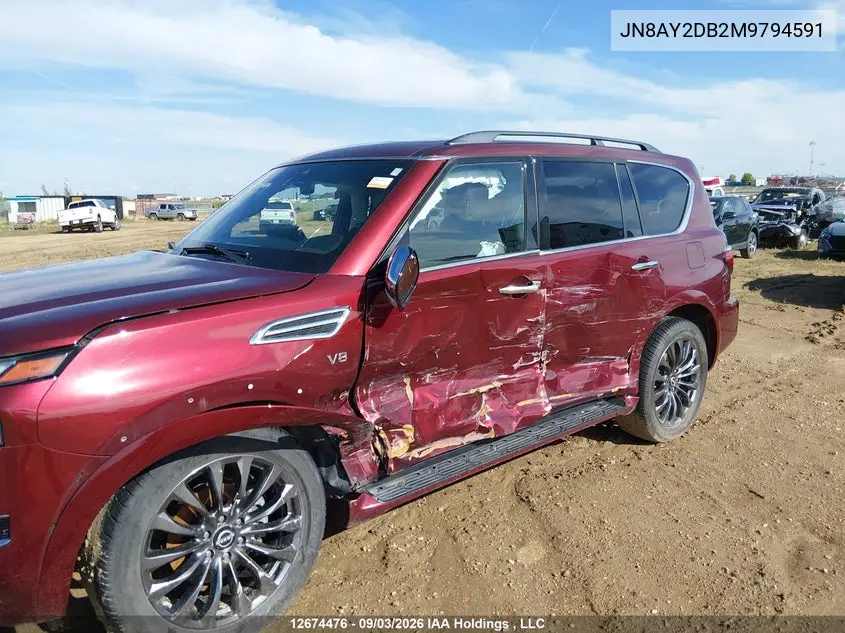 2021 NISSAN ARMADA VIN JN8AY2DB2M9794591 — фото 6