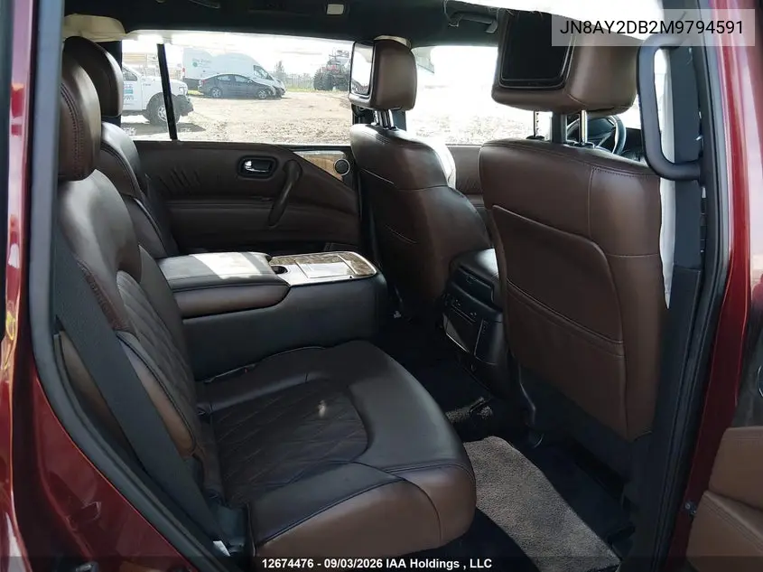 2021 NISSAN ARMADA VIN JN8AY2DB2M9794591 — фото 8