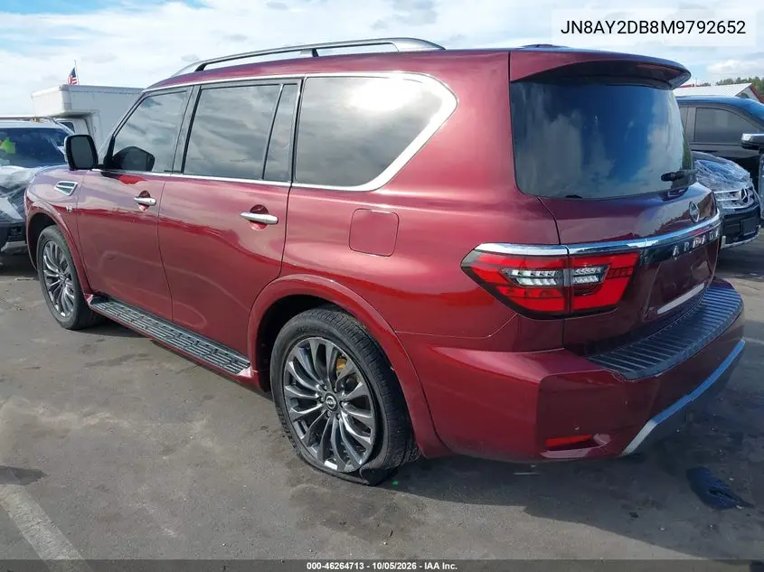 2021 NISSAN ARMADA VIN JN8AY2DB8M9792652 — фото 3