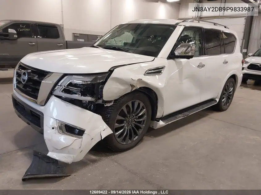 2023 NISSAN ARMADA VIN JN8AY2DB9P9833987 — фото 2