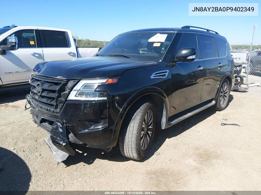 2023 NISSAN ARMADA VIN JN8AY2BA0P9402349 — фото 2