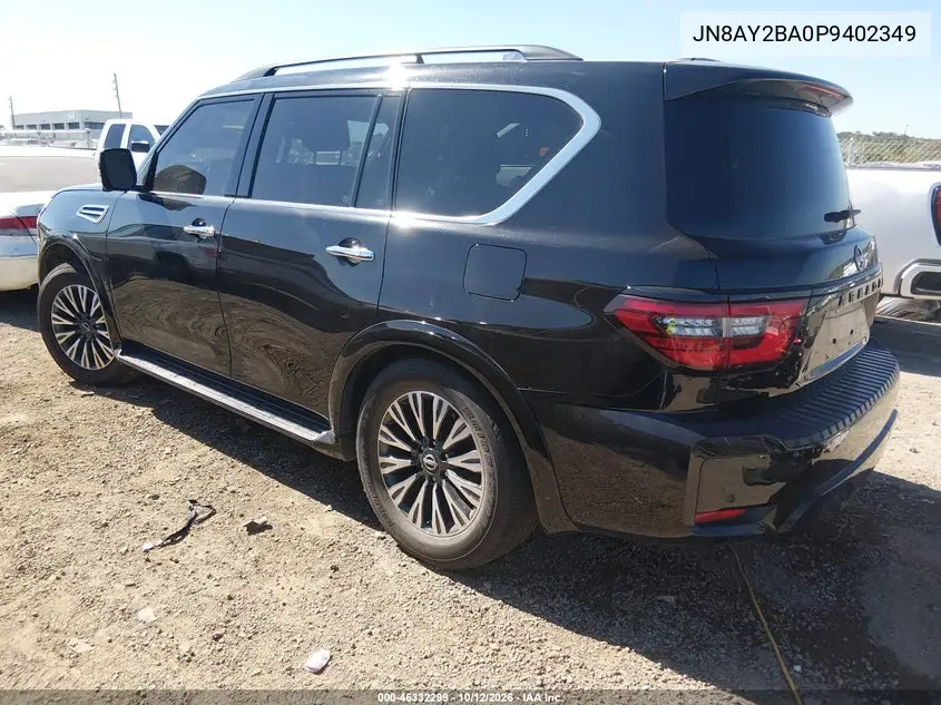 2023 NISSAN ARMADA VIN JN8AY2BA0P9402349 — фото 3