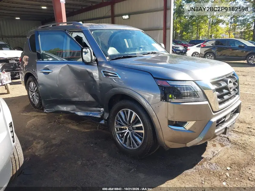 NISSAN ARMADA 2023, VIN JN8AY2BC2P9182598