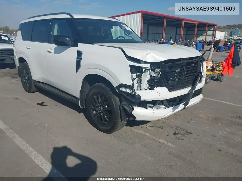 NISSAN ARMADA 2025, VIN JN8AY3AE9S9401509