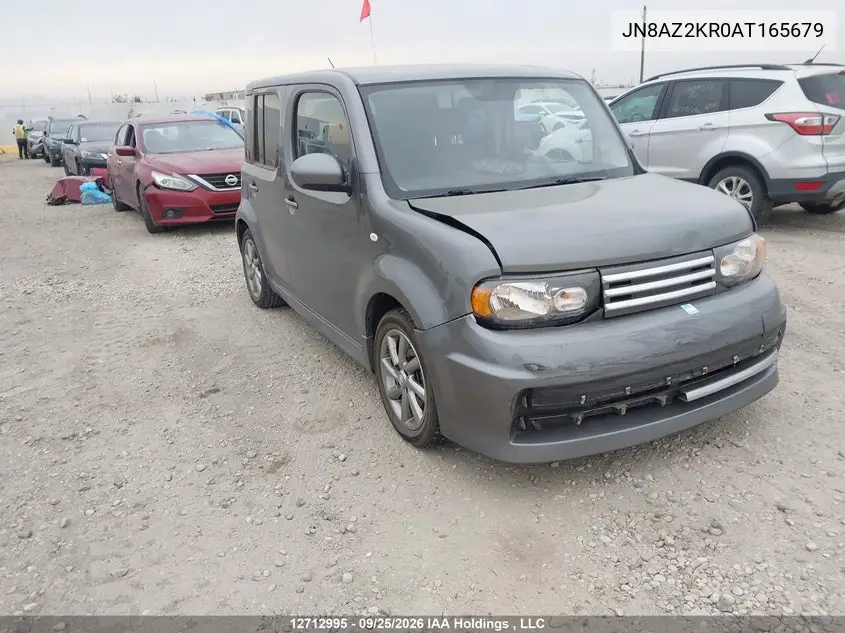 NISSAN CUBE 2010, VIN JN8AZ2KR0AT165679