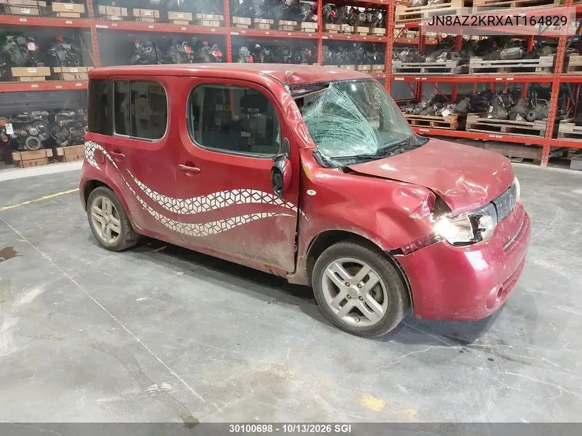 NISSAN CUBE 2010, VIN JN8AZ2KRXAT164829
