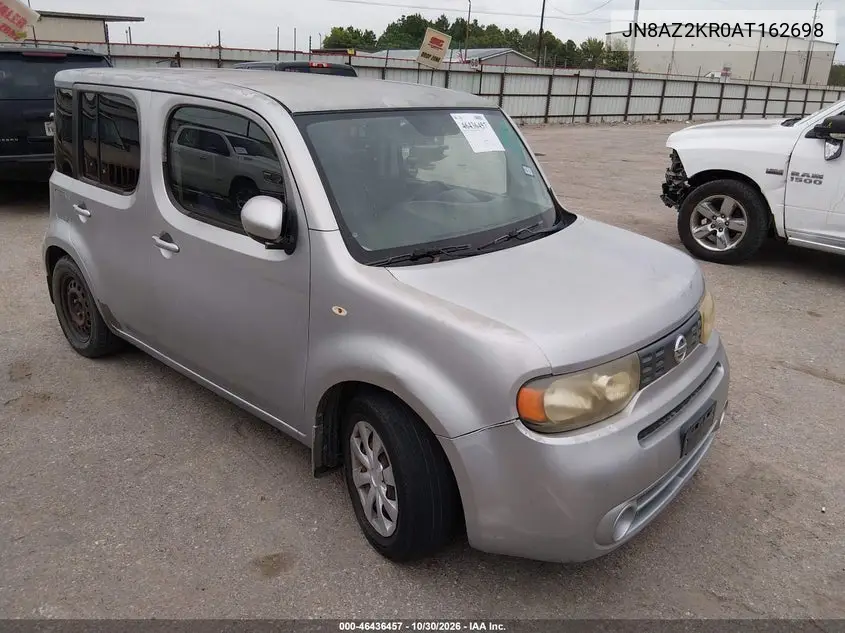 NISSAN CUBE 2010, VIN JN8AZ2KR0AT162698