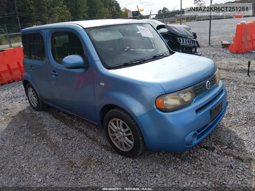 NISSAN CUBE 2012, VIN JN8AZ2KR6CT251288