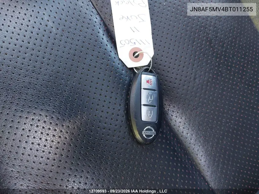 2011 NISSAN JUKE VIN JN8AF5MV4BT011255 — фото 11