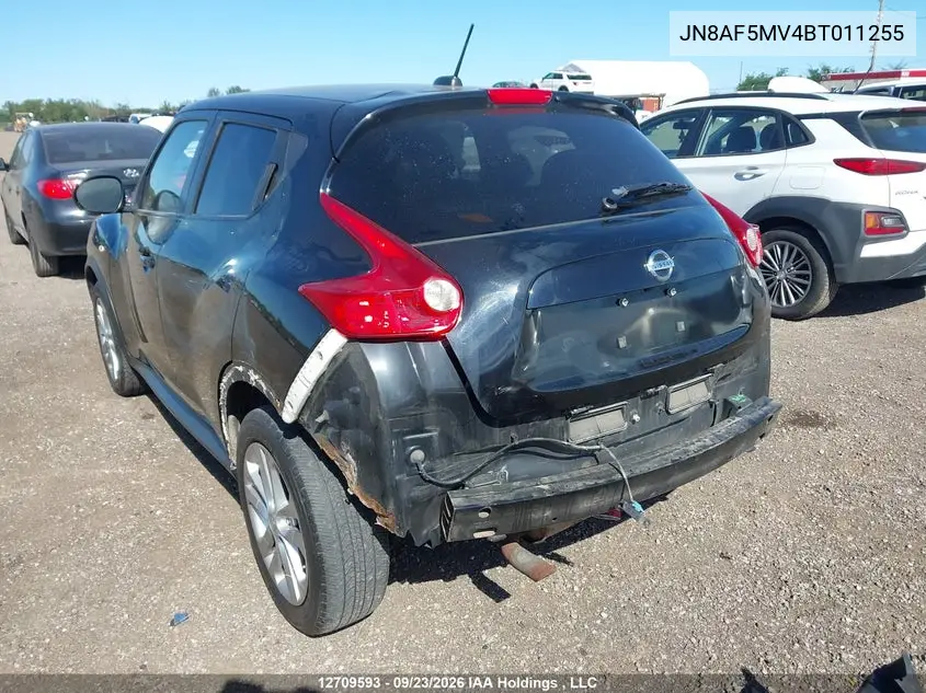 2011 NISSAN JUKE VIN JN8AF5MV4BT011255 — фото 3