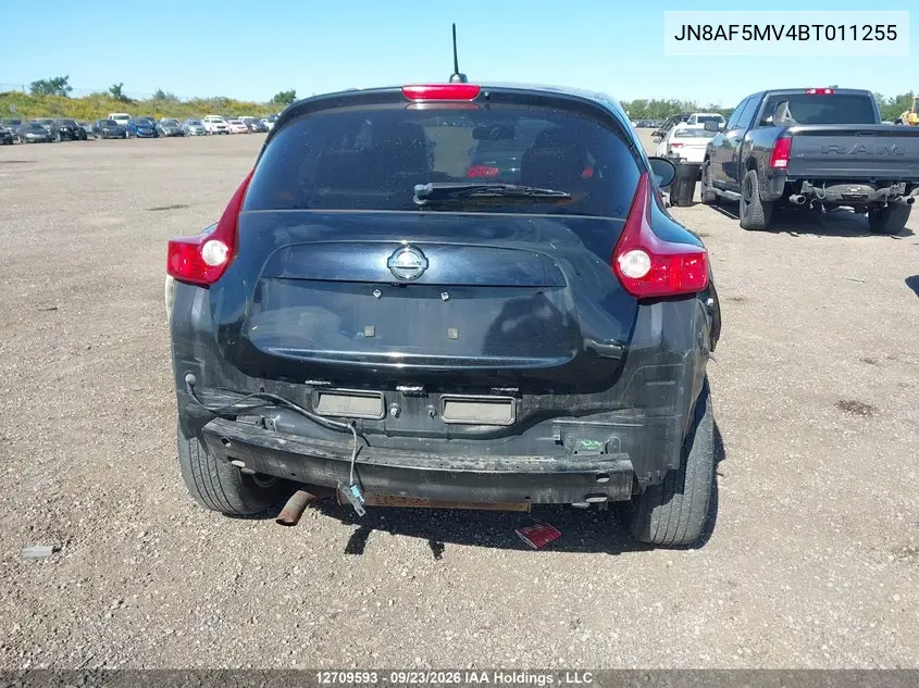2011 NISSAN JUKE VIN JN8AF5MV4BT011255 — фото 6