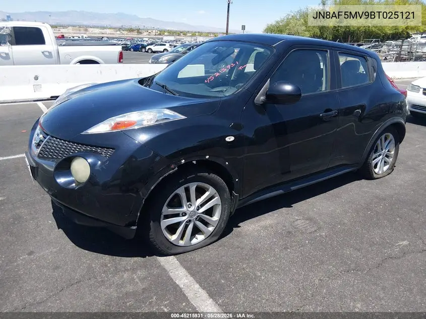 2011 NISSAN JUKE VIN JN8AF5MV9BT025121 — фото 2