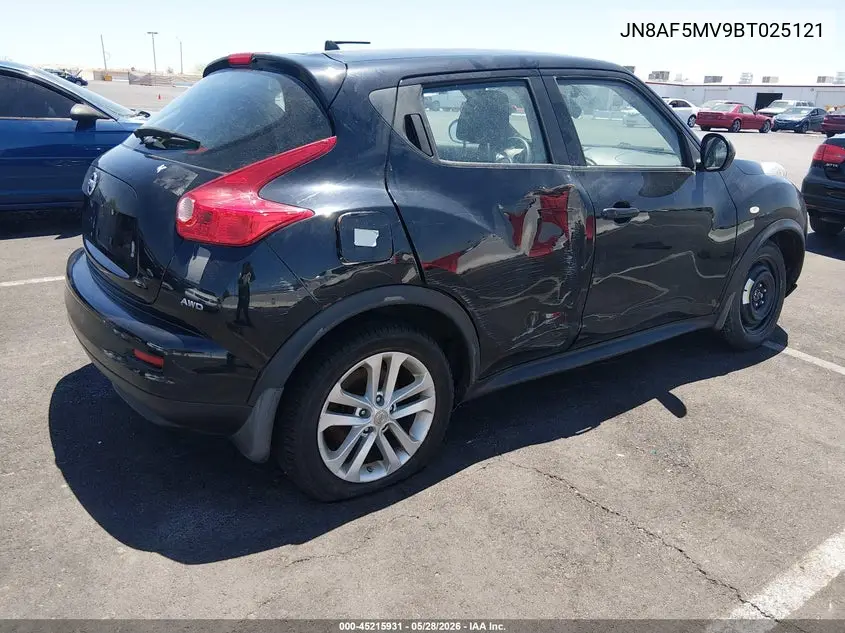 2011 NISSAN JUKE VIN JN8AF5MV9BT025121 — фото 4