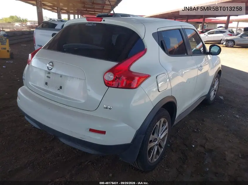 2011 NISSAN JUKE VIN JN8AF5MR5BT013258 — фото 4