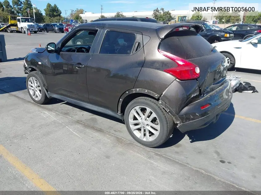 2011 NISSAN JUKE VIN JN8AF5MR5BT005600 — фото 3