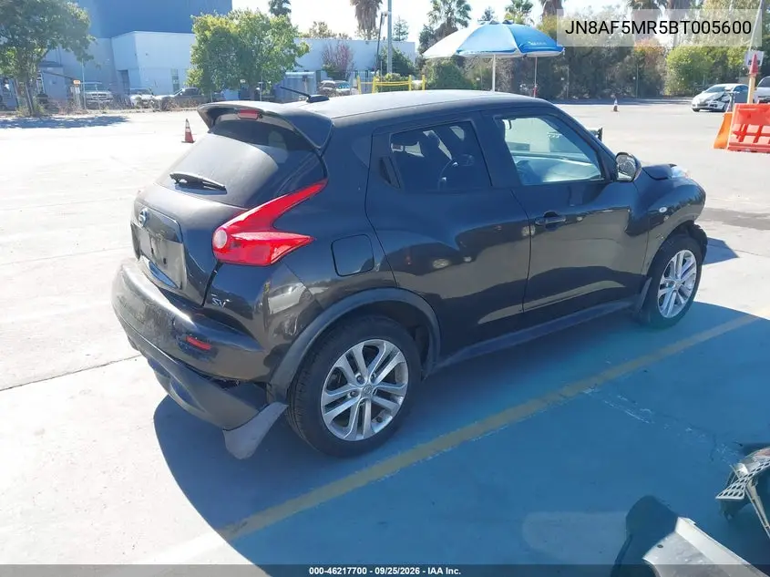 2011 NISSAN JUKE VIN JN8AF5MR5BT005600 — фото 4