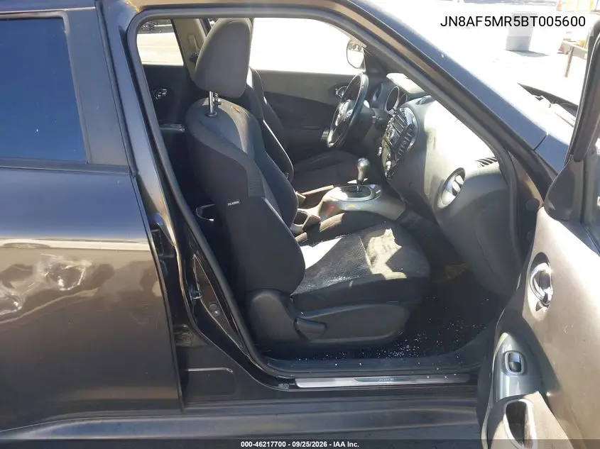 2011 NISSAN JUKE VIN JN8AF5MR5BT005600 — фото 5
