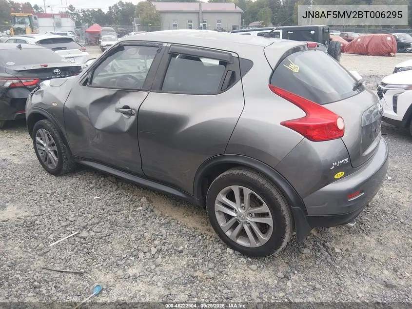 NISSAN JUKE 2011, VIN JN8AF5MV2BT006295