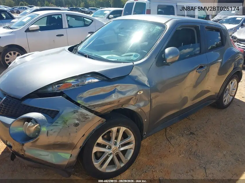 2011 NISSAN JUKE VIN JN8AF5MV2BT026174 — фото 2