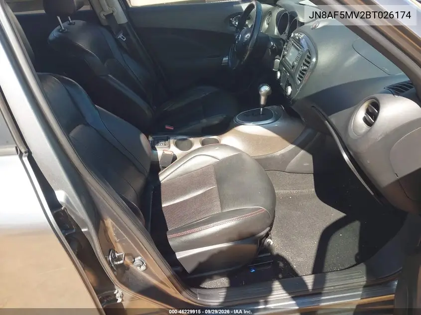 2011 NISSAN JUKE VIN JN8AF5MV2BT026174 — фото 5