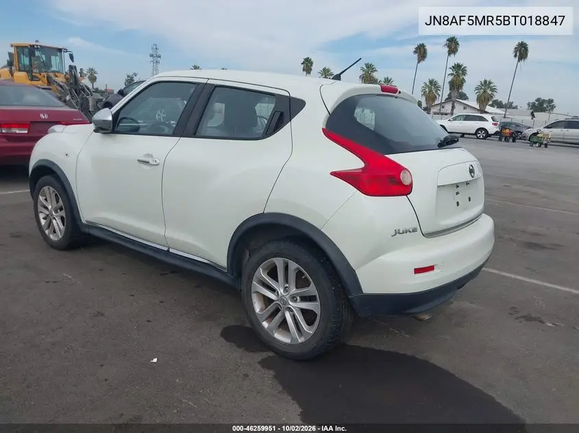 2011 NISSAN JUKE VIN JN8AF5MR5BT018847 — фото 3