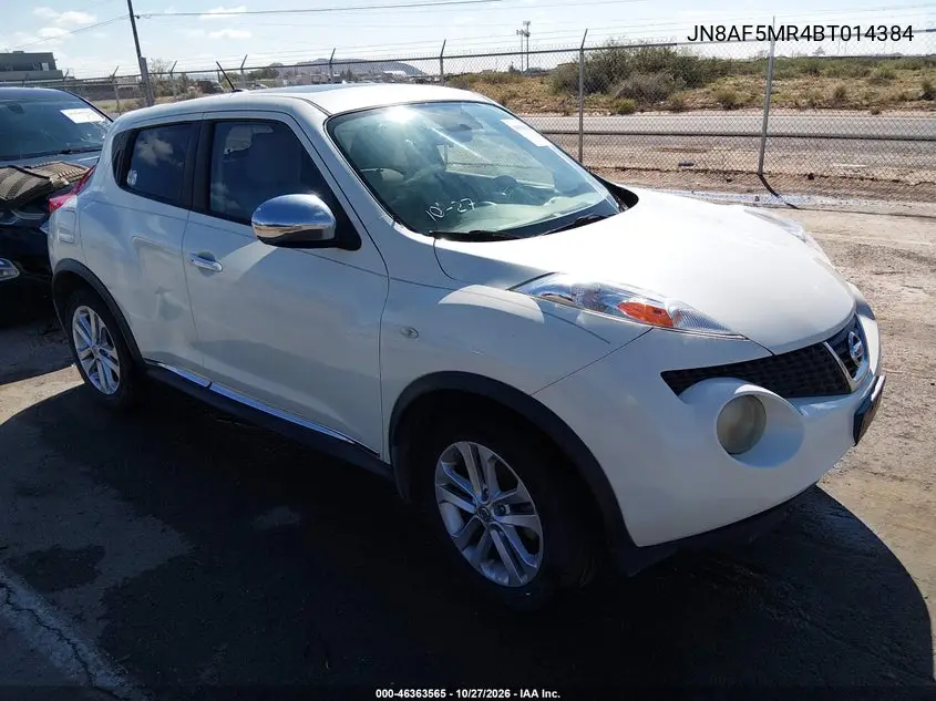 NISSAN JUKE 2011, VIN JN8AF5MR4BT014384